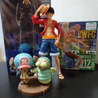 ワンピースフィギュア+ユニコーンガンダムプラモデル