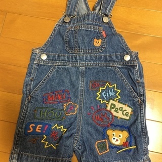 ファミリア・ミキハウス　オーバーオール　80サイズの画像