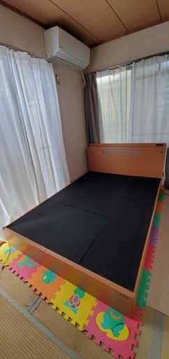 ダブルベッド　引き取り希望