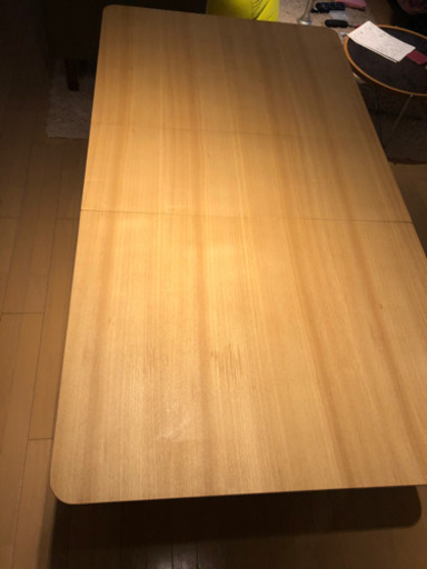 【決定しました】　伸長式ダイニングテーブル　天然木！無垢！