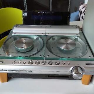 【現金決済も可】KENWOOD おしゃれミニコンポ SJ-9CDRの画像