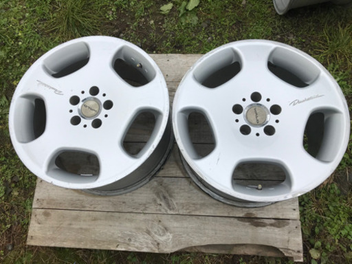 WALD ドゥシャトレ 9.5J +37 114.3 5h 18インチ　２本　日産　ホンダ　マツダ　三菱