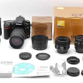 ◆極美品◆ニコン D750 超望遠300mm トリプルレンズセット の画像