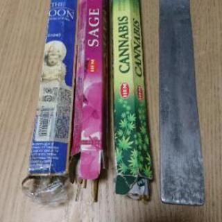 使いかけのお香3種類+ お香立て