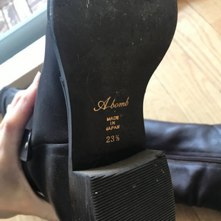 ロングブーツ　23.5の画像