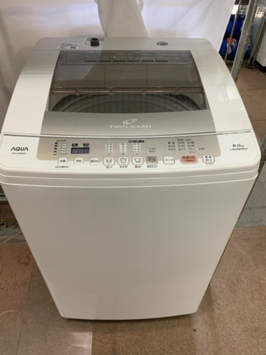 AQUA 2019年製　全自動洗濯機　AQW-VW80G