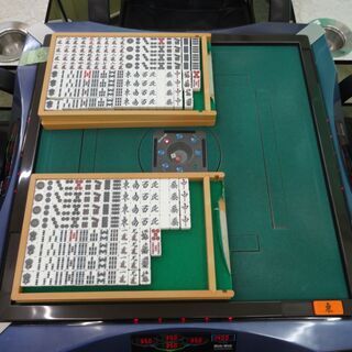 12 全自動麻雀卓 jan-yu α 麻雀牌2セット／点棒／椅子4