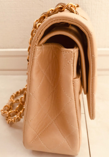 CHANEL バッグ マトラッセWフラップチェーンショルダ ショルダーバッグ ベージュ