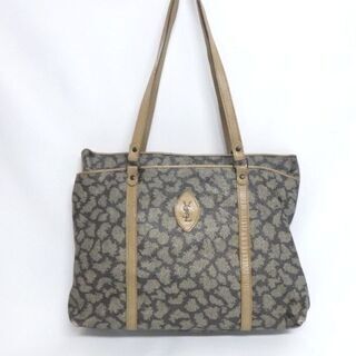 ヴィンテージ！ジラフ柄♪YSL◆イヴサンローラン◆トートバッグ（...