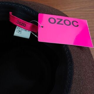 新品未使用 タグ付き OZOC スエードハットの画像