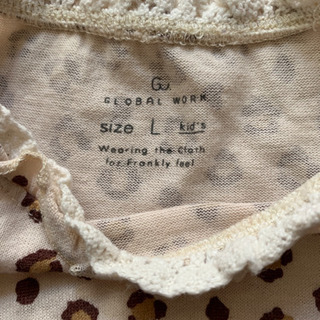 女児　グローバルワークス　カットソー　100の画像