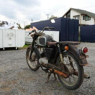 超希少！珍車！カワサキ 85J1 エンジン実働でした。灯火類一部除き作動。1966年60年代の骨董品 コレクション レストア 幻のツーストの画像