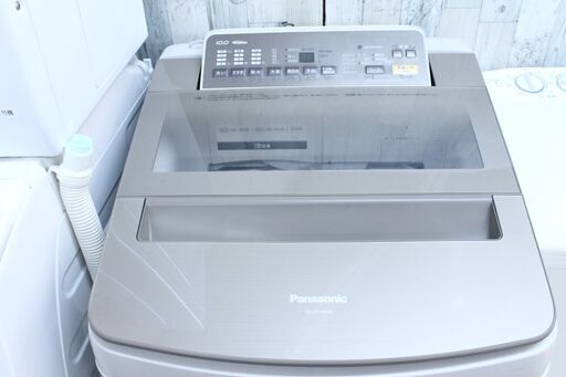 【6ヶ月保証】2017年製 Panasonic パナソニック 洗濯機 10.0kg NA-FA100H3 ECONAVI エコナビ 参考定価 ¥98,770 風乾燥 ステンレス槽♪