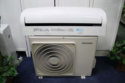 R2222) IRISOHYAMA 中古 アイリスオーヤマ　ルームエアコン　2.2kw　IRR-2218C（6畳・単相100V） スタンダードシリーズ 2018年製! エアコン 店頭取引大歓迎♪