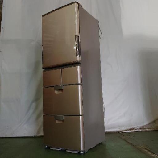 1065【商談中】【取引中】シャープ 5ドア冷蔵庫 両開き SJ-KW42R-S 418L 動作良好