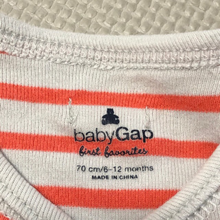 baby Gap  ロンパース　70cm( 6-12month)の画像