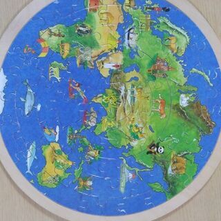 円形両面パズル