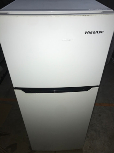 送料無料！2017年製　Hisense(ハイセンス)  HR-B1201 120L   2ドア冷凍冷蔵庫