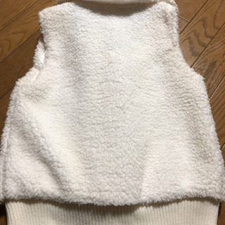 160cm  フリースベスト　新品の画像