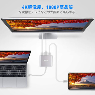     Fuyi USB Type c HDMI アダプタ usbc タイプ c ４K  の画像