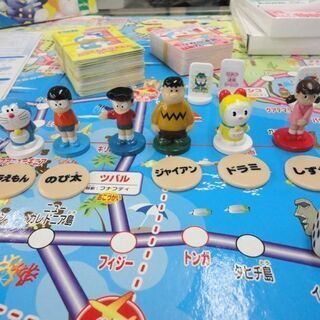 エポック社 ドラえもん日本旅行ゲーム＋3つのゲームが遊べる！ ボードゲーム☆ 札幌市 北区 屯田 の画像
