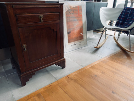 イギリス アンティーク 無垢材×真鍮/クラシック 英国 収納 チェスト