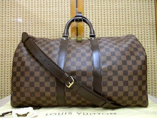本物 ルイヴィトン ダミエ・エベヌ キーポル・バンドリエール 45 N41428 ボストンバッグ LV 札幌 南12条店
