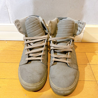 supra スープラ　スニーカー　譲ります　グレー