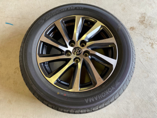 [値下げ](新品未使用)アルファード純正タイヤ&ホイール4本セット(新車外し)