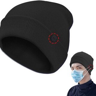 【新品・未使用】ニット帽（ブラック）