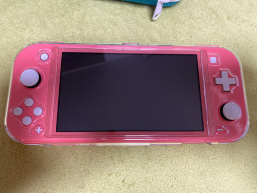 switch ライト　コーラルピンク　カバー　ケース　付き