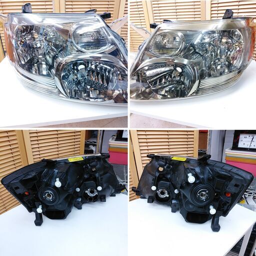 【2セット】アルファード■ヘッドライト■左右セット■ICHIKOH 58-2■アルファード 10系 前期■ジャンク品■