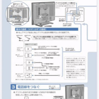 世界の亀山モデル　テレビ 52V 2007年製 シャープの画像