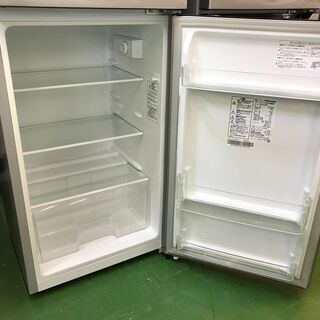 Hisense　ハイセンス　18年製HR-B12AS　2ドア冷蔵庫　複数在庫ありの画像