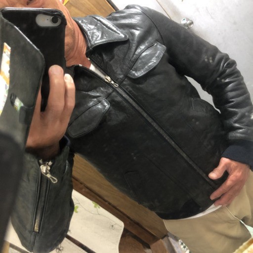 ライダーズ　ラムレザージャケット