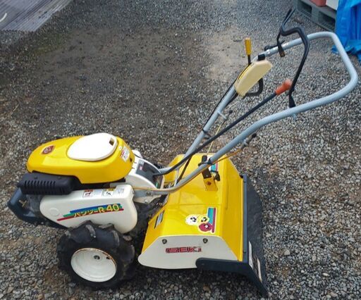 鹿児島発　イセキガソリンエンジンミニ耕うん機　KMR40 パンジー