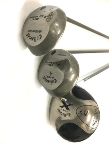 【値下げ！】◆Callaway キャロウェイ◆ゴルフクラブ 他 14本フルセット＋adidas キャディバッグ＋付属品多数付き　