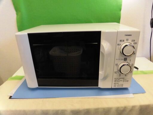 JM8788)TWINBIRD 電子レンジ 1100W DR-D419 19年製 ホワイト 中古品【取りに来られる方限定】