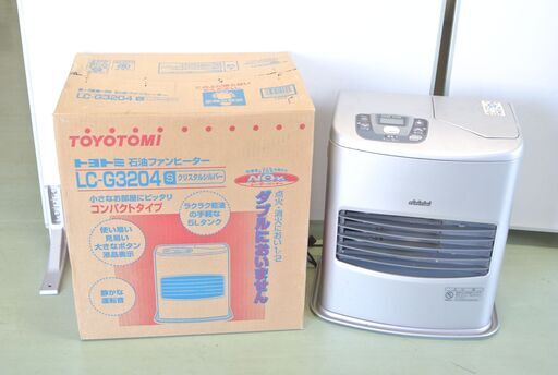 トヨトミ 石油ファンヒーター 04年製 LC-G3204　コンパクトタイプ　ダブルにおいません