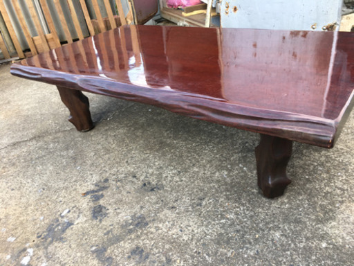 無垢 一枚板 座卓 ローテーブル ちゃぶ台 和モダン 和家具