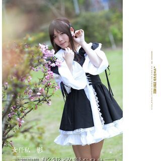 新品！未使用！お買い得！コスプレ メイド服 セット女性用 　Mサイズの画像