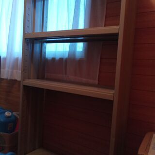 《終了》軽量スチールラック 高さ150㎝【取りに来てくれる方】の画像