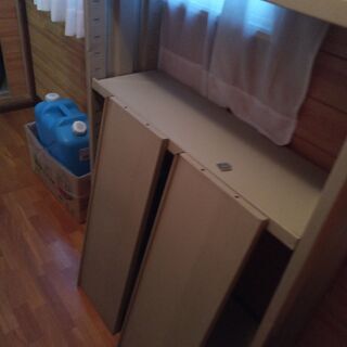 《終了》軽量スチールラック 高さ150㎝【取りに来てくれる方】の画像