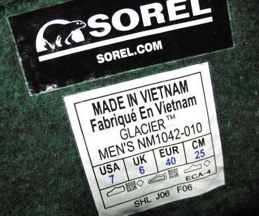 SOREL/ソレル スノーブーツ GLACIER MEN'S NM1042-010 25cm ブラック 黒 靴 ☆ PayPay(ペイ