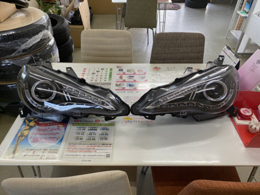 86 HID対応LEDウィンカー付きヘッドライト左右セット