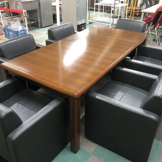 中古　コクヨ 応接会議用セット　オフィス　応接セット　事務所　ミ...