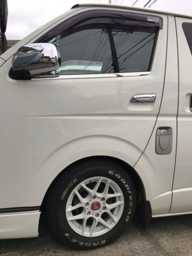 ハイエースバンに使用していたタイヤ、ホイール(美品)