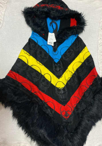 スカル♡ポンチョ