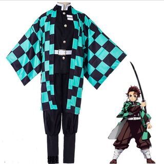 鬼滅の刃　コスプレ　炭治郎　Lサイズ　男女兼用