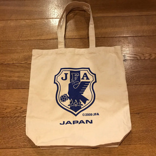 未使用のunicefとJFAの旧ロゴマークの2バッグ売ります(変...